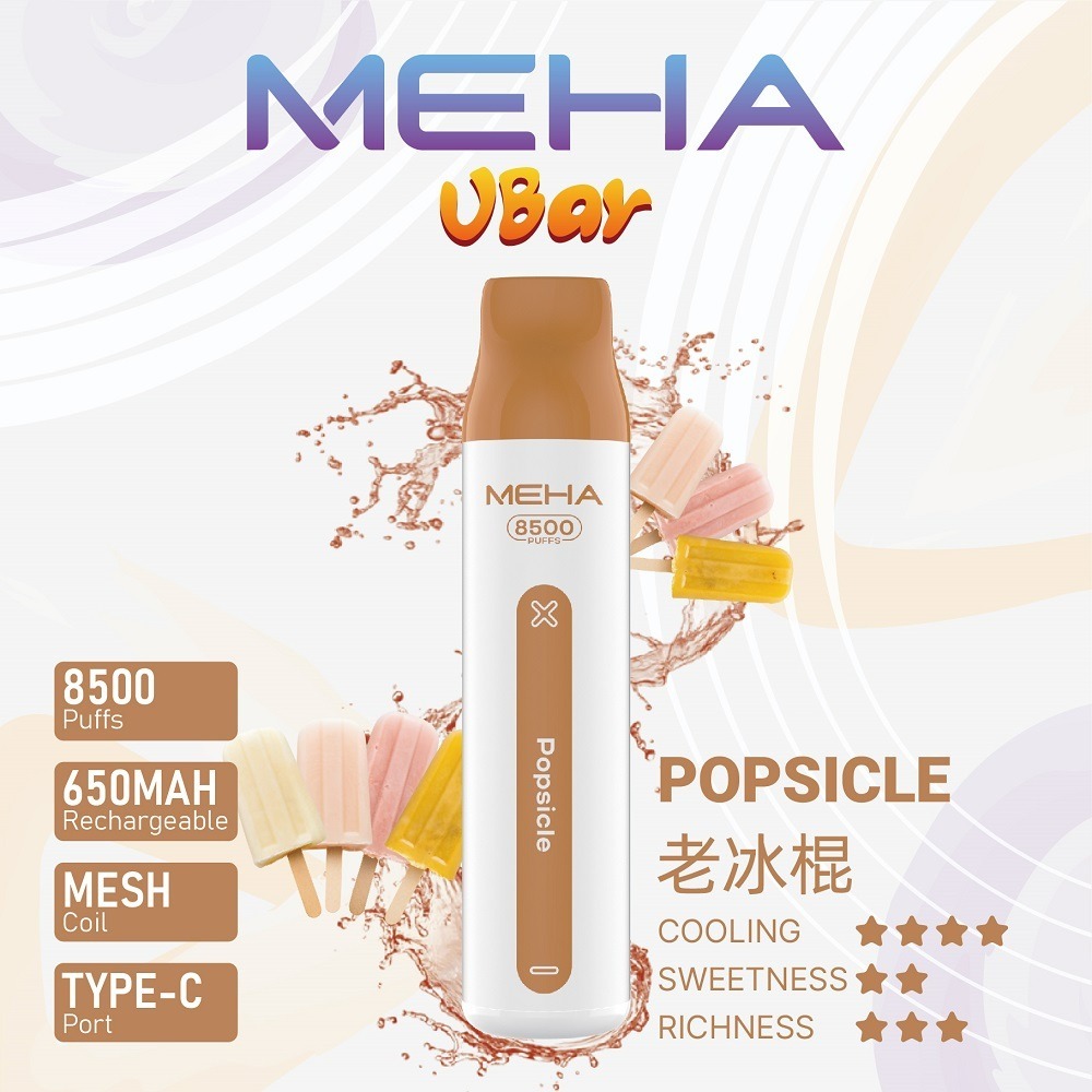 魅嗨8500口拋棄式電子煙-老冰棍